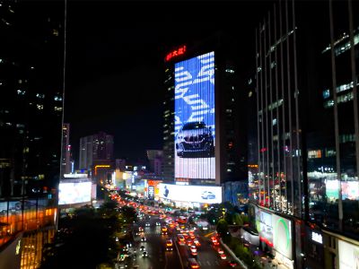 天河路壬豐大廈燈光秀